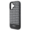 dkny pu leather repeat pattern bottom stripe magsafe zadni kryt pro iphone 16 black 1 big ies13205494