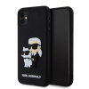 karl lagerfeld 3d rubber karl and choupette zadni kryt pro iphone 11 black ie12099632