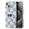 karl lagerfeld iml electroplated karl head zadni kryt pro iphone 15 transparent ie12861882