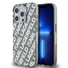 karl lagerfeld iml electroplated repeated logo zadni kryt pro iphone 15 pro max silver ie12878683