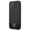 guess pu 4g triangle zadni kryt pro iphone 12 pro max 6 7 grey ie3839934