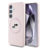 karl lagerfeld liquid silicone k ch heads magsafe zadni kryt pro samsung galaxy s25 pink ie13586277