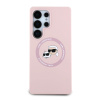 karl lagerfeld liquid silicone k ch heads magsafe zadni kryt pro samsung galaxy s25 ultra pink image1 big ies13587898