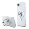 karl lagerfeld ringstand karl and choupette magsafe zadni kryt pro iphone 16e white ie13677745