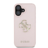 guess pu grained 4g metal logo zadni kryt pro iphone 16 pink 1 big ies13655662