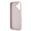 guess pu grained 4g metal logo zadni kryt pro iphone 16 pink 1 big ies13655665