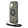 guess iml leopard triangle logo strap magsafe zadni kryt pro iphone 16 brown 1 big ies13655729