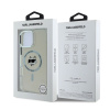 karl lagerfeld iml choupette head metal frame magsafe zadni kryt pro iphone 16 pro max transparent image1 big ies13314347