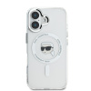 karl lagerfeld iml karl head metal frame magsafe zadni kryt pro iphone 16 transparent 1 big ies13281386