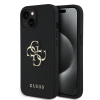 guess pu grained 4g metal logo zadni kryt pro iphone 13 black ie13665676