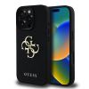 guess pu grained 4g metal logo zadni kryt pro iphone 16 pro black ie13552859