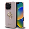 guess pu grained 4g metal logo zadni kryt pro iphone 16 pro pink ie13552862
