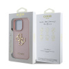 guess pu grained 4g metal logo zadni kryt pro iphone 16 pro pink image1 big ies13550207