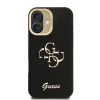 guess pu grained 4g logo stand camera frame zadni kryt pro iphone 16 black 1 big ies13908496