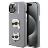 karl lagerfeld grained pu k ch heads zadni kryt pro iphone 15 grey ie14105855