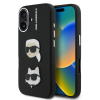 karl lagerfeld grained pu k ch heads zadni kryt pro iphone 16 black ie14105852