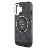 guess iml 4g glitter and triangle logo magsafe zadni kryt pro iphone 16 black 1 big ies13668582