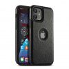 Kožený obal s výřezem pro logo iPhone 12 mini