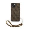 Guess PU Leather 4G Colored Ring Strap MagSafe Zadní Kryt pro iPhone 15
