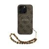Guess PU Leather 4G Colored Ring Strap MagSafe Zadní Kryt pro iPhone 15 Pro Max