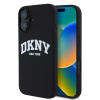 dkny liquid silicone arch logo magsafe zadni kryt pro iphone 16 black ie13283042