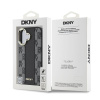 dkny pu leather checkered pattern magsafe zadni kryt pro iphone 16 black 1 big ies13205540