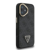 guess pu 4g strass triangle logo stand camera frame magsafe zadni kryt pro iphone 16 black 1 big ies14013436
