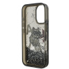 karl lagerfeld liquid glitter scattered choupette zadni kryt pro iphone 16 black 1 big ies14180189