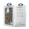 karl lagerfeld iml leopard magsafe zadni kryt pro iphone 16 pro brown 1 big ies14184290