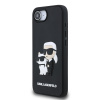 karl lagerfeld 3d rubber karl and choupette zadni kryt pro iphone 16e black 1 big ies13848278