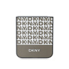 dkny pu leather repeat pattern bottom stripe zadni kryt pro samsung galaxy z flip 6 7 fe brown 1 big ies13144548