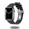 Silikonový barevný řemínek s motýlkovou kovovou sponou pro Apple Watch 38/40/41/42mm