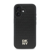 dkny pu leather repeat pattern stack logo magsafe zadni kryt pro iphone 16 black 1 big ies13321276
