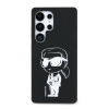 karl lagerfeld liquid silicone graffiti ikonik magsafe zadni kryt pro samsung galaxy s25 ultra black 1 big ies14431710