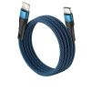Prémiový magnetický opletený USB-C / Lightning nabíjecí kabel 2m 30W