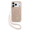 guess iml flowers allover strap magsafe zadni kryt pro iphone 17 pro pink ie14413278