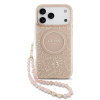 guess iml flowers allover strap magsafe zadni kryt pro iphone 17 pro max pink ie14413280