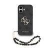 Guess PU 4G Metal Logo Strap Zadní Kryt pro iPhone 17
