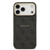 guess pu leather 4g gold frame magsafe zadni kryt pro iphone 17 pro max black 1 big ies14387427