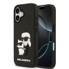 karl lagerfeld 3d rubber karl and choupette zadni kryt pro iphone 17 black ie14343671