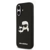 Karl Lagerfeld Liquid Silicone Double Heads MagSafe Zadní Kryt pro iPhone 17