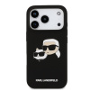 karl lagerfeld liquid silicone double heads magsafe zadni kryt pro iphone 17 pro black 1 big ies14263009