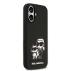 karl lagerfeld liquid silicone k ch sketch magsafe zadni kryt pro iphone 17 black 1 big ies14402317