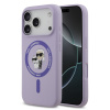 karl lagerfeld liquid silicone karl and choupette magsafe zadni kryt pro iphone 17 pro purple ie14294270