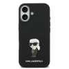 karl lagerfeld liquid silicone metal ikonik zadni kryt pro iphone 17 black 1 big ies14428402