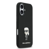 karl lagerfeld liquid silicone metal ikonik zadni kryt pro iphone 17 black 1 big ies14428403