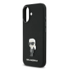 karl lagerfeld liquid silicone metal ikonik zadni kryt pro iphone 17 black 1 big ies14428404