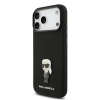 karl lagerfeld liquid silicone metal ikonik zadni kryt pro iphone 17 pro max black 1 big ies14488599