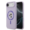 karl lagerfeld liquid silicone karl and choupette magsafe zadni kryt pro iphone air purple ie14339394