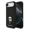 karl lagerfeld liquid silicone metal ikonik zadni kryt pro iphone air black ie14491675